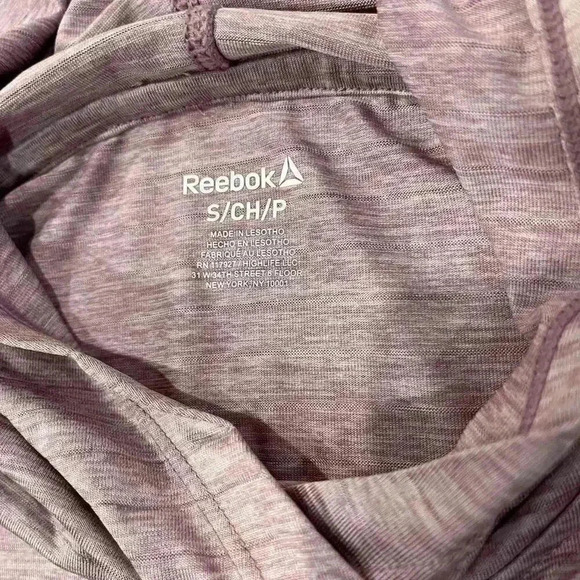 Reebok Activewear Pink Hoodie Performance Sweatshirt Women's Small Lightweight - Picture 3 of 6